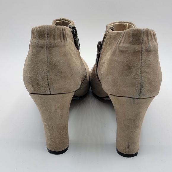 Nine West Suede Ankle Booties Size 10. #1340 - Picture 7 of 7